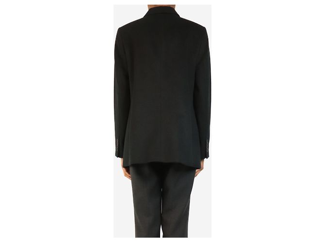 Autre Marque Chaqueta de cachemira cruzada negra - talla S - vista 2