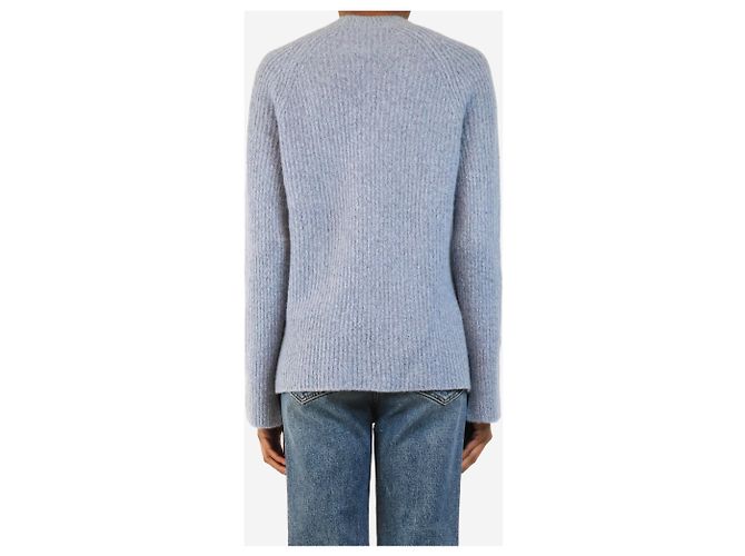 James Perse Jersey de cachemira acanalado azul - size XS - vista 2