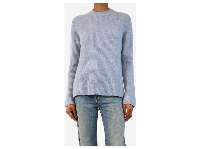 James Perse Jersey de cachemira acanalado azul - size XS - vista 3