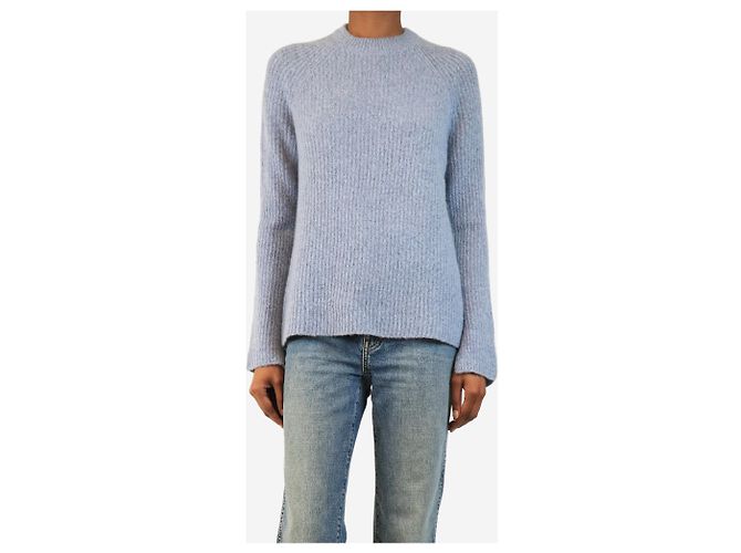 James Perse Jersey de cachemira acanalado azul - size XS - vista 4