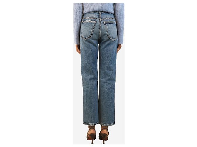 Khaite Vaqueros Abigail de denim azul lavado medio - size UK 8 - vista 3