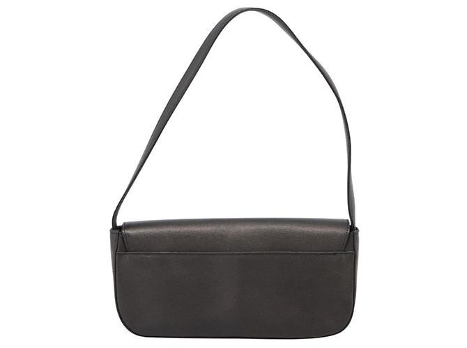 Sac à épaule GIVENCHY en cuir noir et or - vue 2