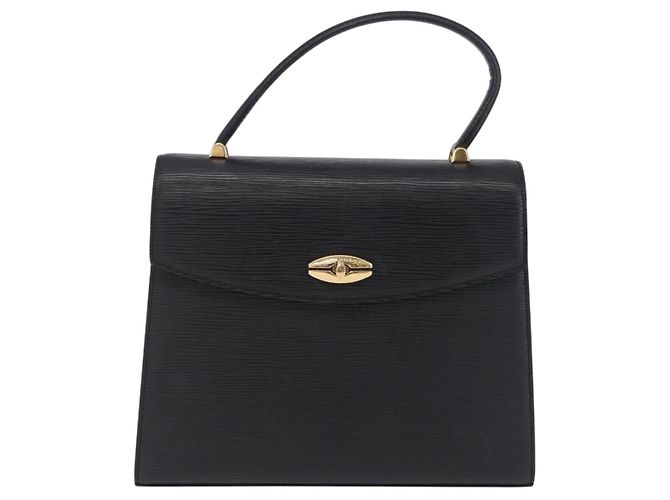 Borsa a mano LOUIS VUITTON Epi Malesherbes Black M52372 LV - vista 13