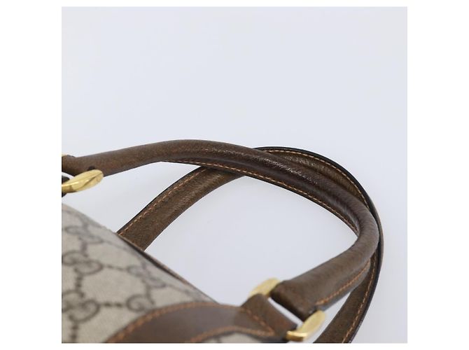Borsa a mano GUCCI GG Supreme PVC Beige Gold - vista 14
