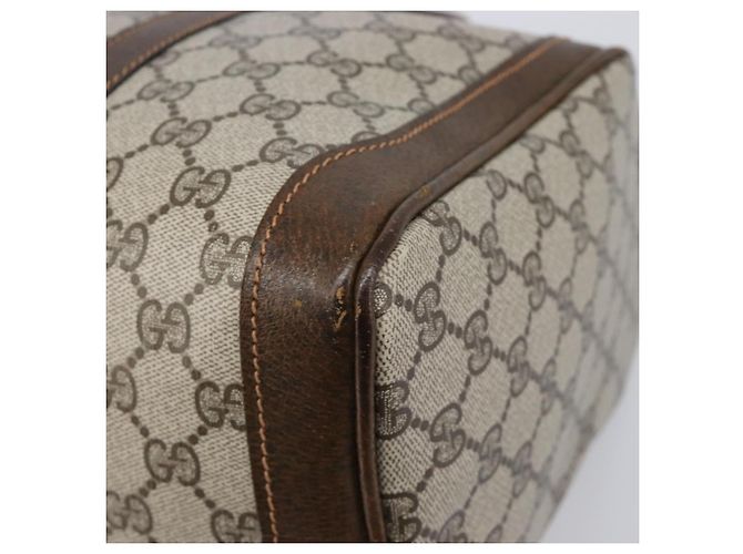 Borsa a mano GUCCI GG Supreme PVC Beige Gold - vista 16