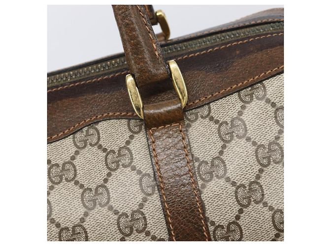 Borsa a mano GUCCI GG Supreme PVC Beige Gold - vista 18