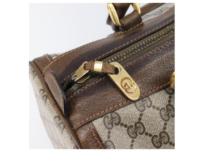 Borsa a mano GUCCI GG Supreme PVC Beige Gold - vista 19