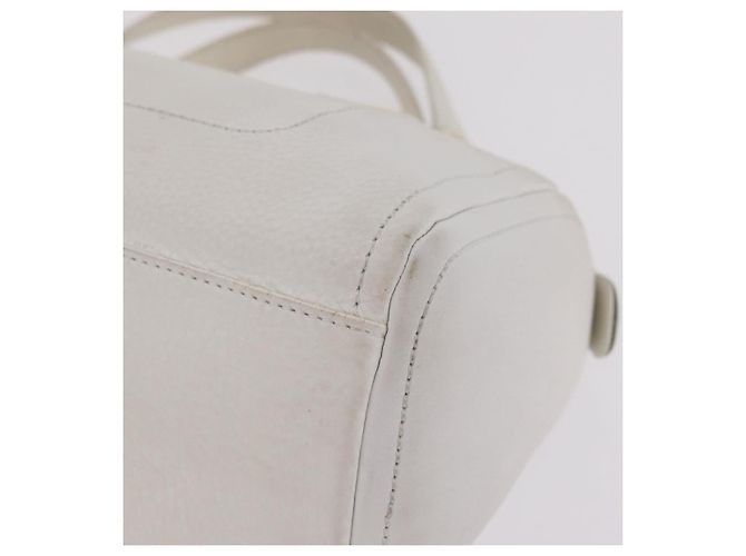 Céline Borsa a mano CELINE in pelle bianca e oro - vista 20