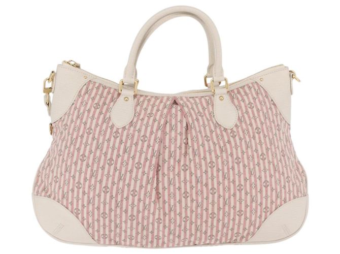 Borsa LOUIS VUITTON Mini Lin Marina GM Croisette 2way Pink M95493 LV - vista 13