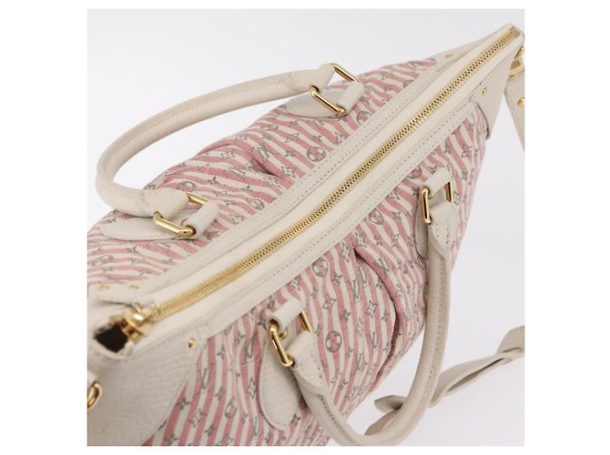 Borsa LOUIS VUITTON Mini Lin Marina GM Croisette 2way Pink M95493 LV - vista 6