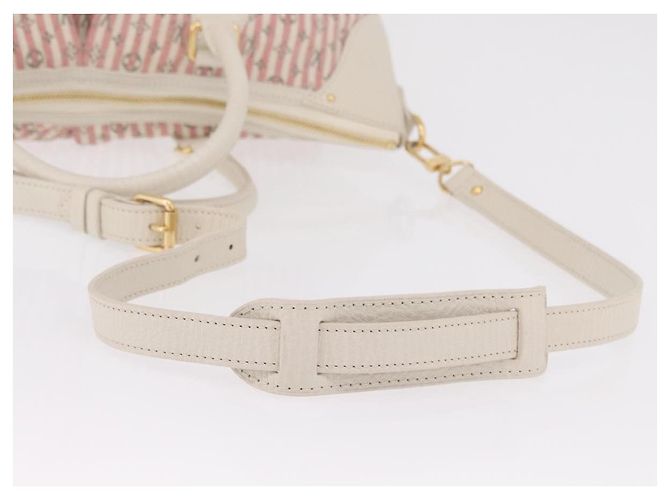 Borsa LOUIS VUITTON Mini Lin Marina GM Croisette 2way Pink M95493 LV - vista 9