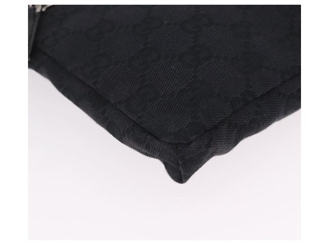 Borsello da vita GUCCI GG Canvas Nero Argento 28566 - vista 17