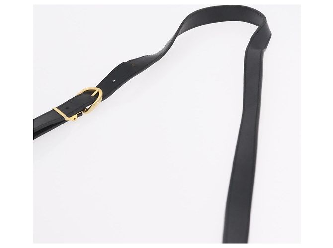 Borsa a tracolla Christian Dior Trotter PVC Nero Tono Oro - vista 14