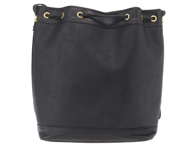 Borsa a tracolla Christian Dior Trotter PVC Nero Tono Oro - vista 2