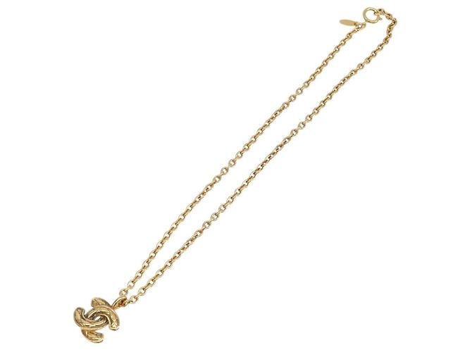 Timeless Collana CHANEL metallo Gold CC - vista 2