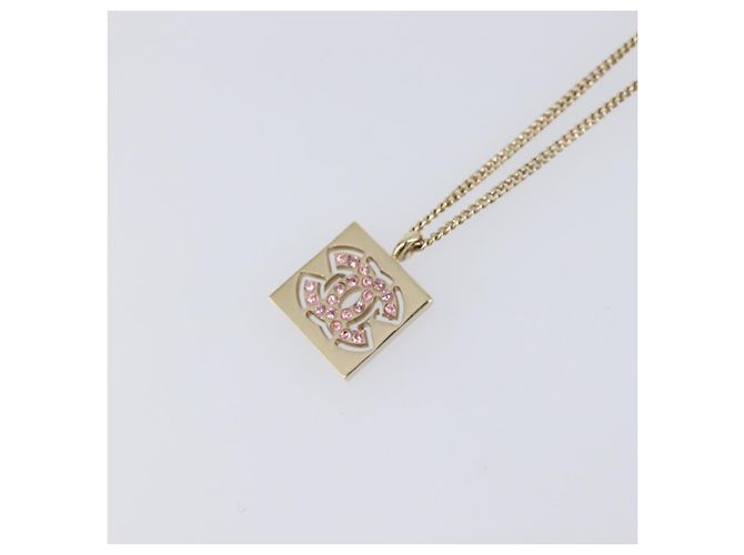 Collar CHANEL metal Gold CC - vista 3