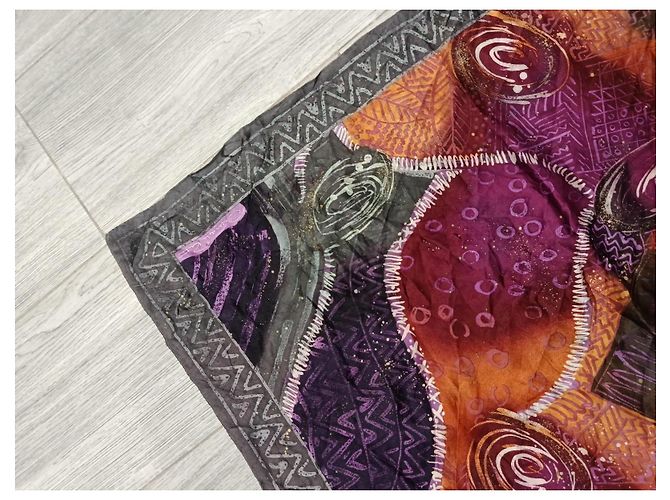 Oscar de la Renta Foulard in seta stampato multicolore - vista 9