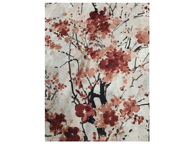Foulard in seta Max Mara con stampa floreale - vista 3