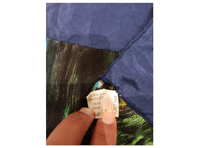 Autre Marque Foulard di seta Van Gogh "Café de Nuit" - vista 11