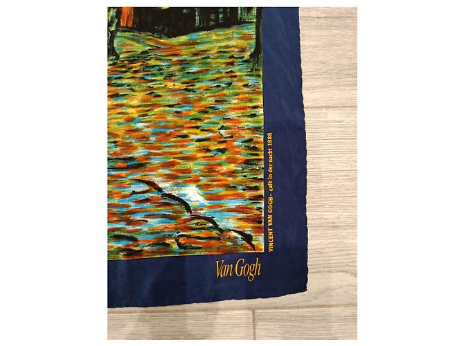 Autre Marque Foulard di seta Van Gogh "Café de Nuit" - vista 2