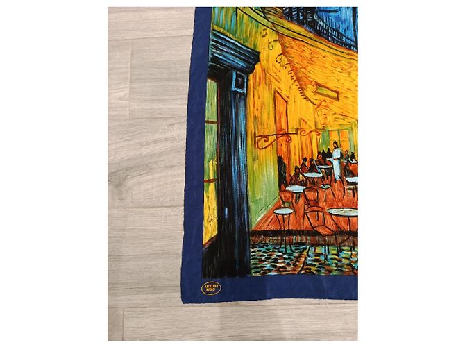 Autre Marque Foulard di seta Van Gogh "Café de Nuit" - vista 7