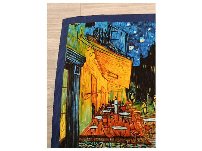 Autre Marque Foulard di seta Van Gogh "Café de Nuit" - vista 8