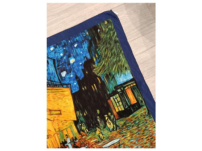Autre Marque Foulard di seta Van Gogh "Café de Nuit" - vista 9