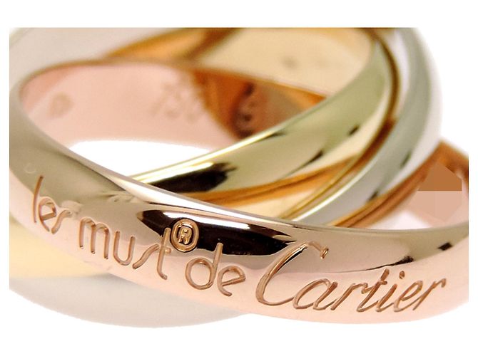 Bague Cartier Trinity Trois Couleurs - vue 5