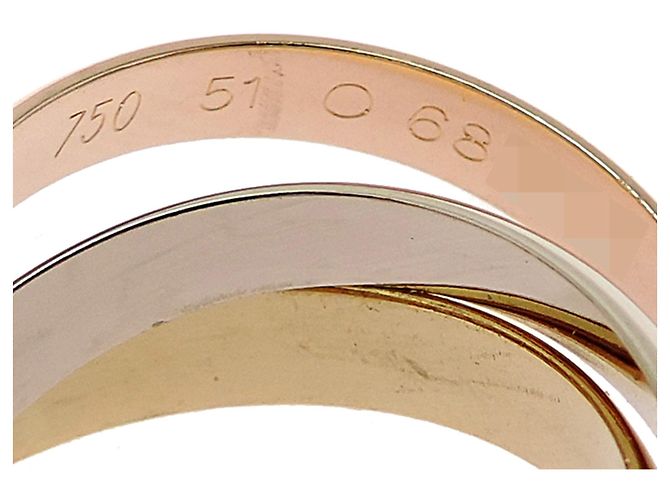 Bague Cartier Trinity Trois Couleurs - vue 6