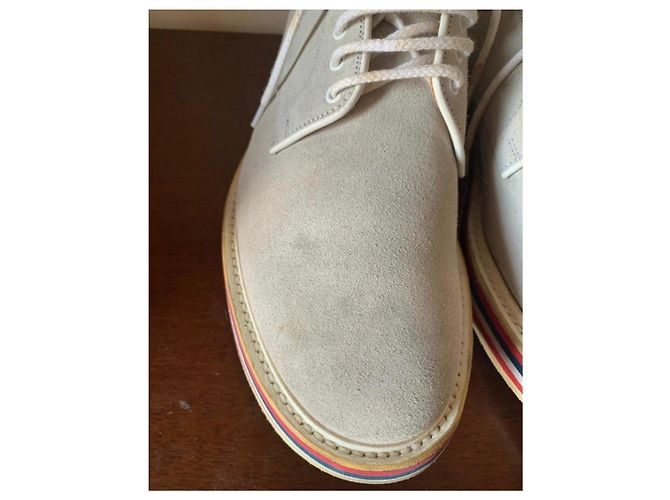 Church's Derby Suede Beige Scarpe Uomo - vista 3