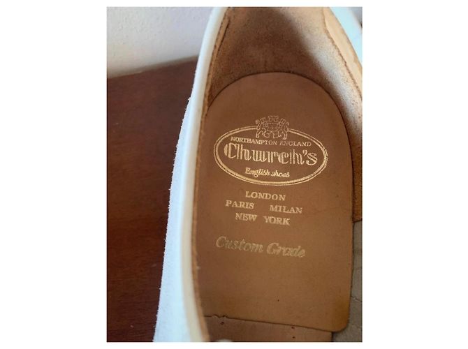Church's Derby Suede Beige Scarpe Uomo - vista 7