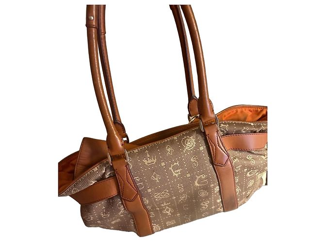 Lancel Sac Cabas Monogramme Cuir Marron - vue 2