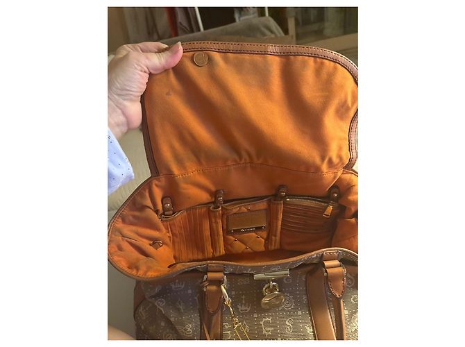 Lancel Sac Cabas Monogramme Cuir Marron - vue 4