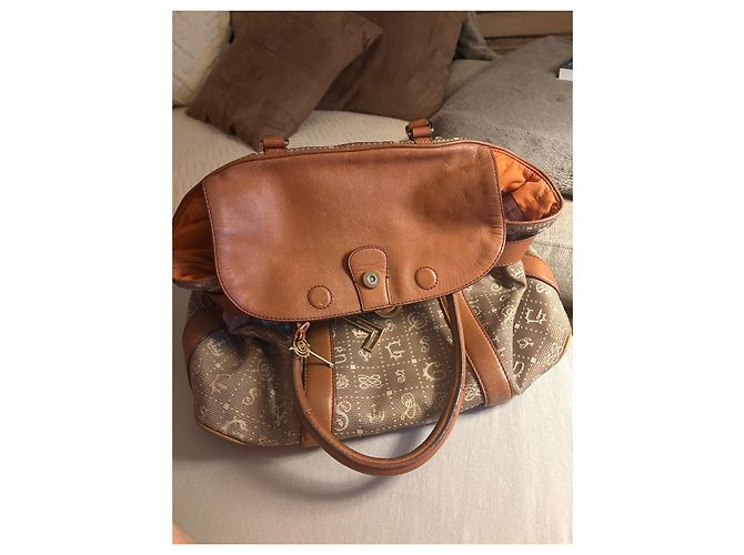Lancel Sac Cabas Monogramme Cuir Marron - vue 5