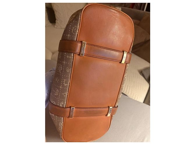 Lancel Sac Cabas Monogramme Cuir Marron - vue 8