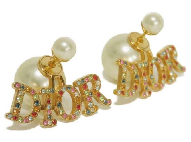 Christian Dior Tribal Design Stecker-Ohrringe - Ansicht 2