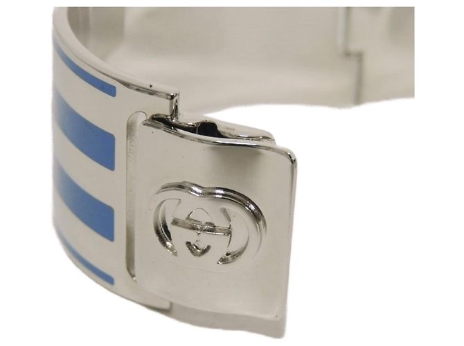 Bracelete Gucci com riscas esmaltadas - vista 10