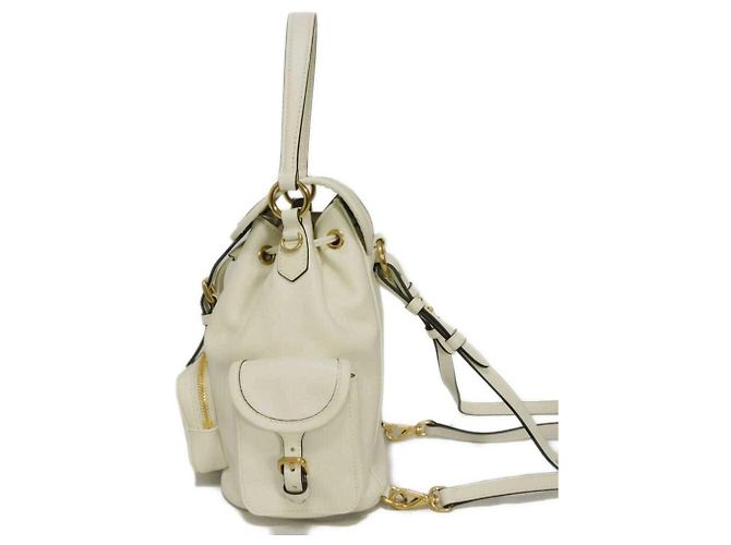 Miu Miu Women's Medium Drawstring Backpack - view 2