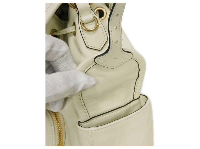 Miu Miu Women's Medium Drawstring Backpack - view 23