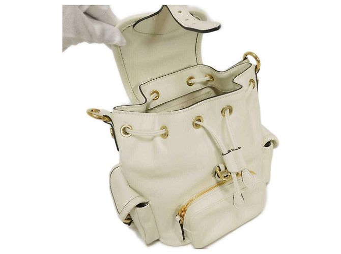 Miu Miu Women's Medium Drawstring Backpack - view 6