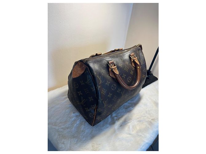 Borsa Louis Vuitton Speedy 30 Monogram - vista 3