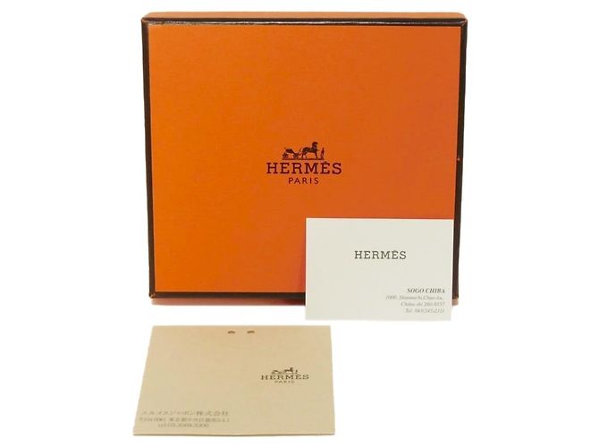 Hermès Portamonete Hermes Bastia in pelle Epsom - vista 11