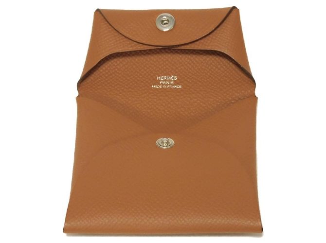 Hermès Portamonete Hermes Bastia in pelle Epsom - vista 5
