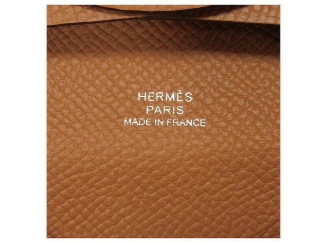 Hermès Portamonete Hermes Bastia in pelle Epsom - vista 6