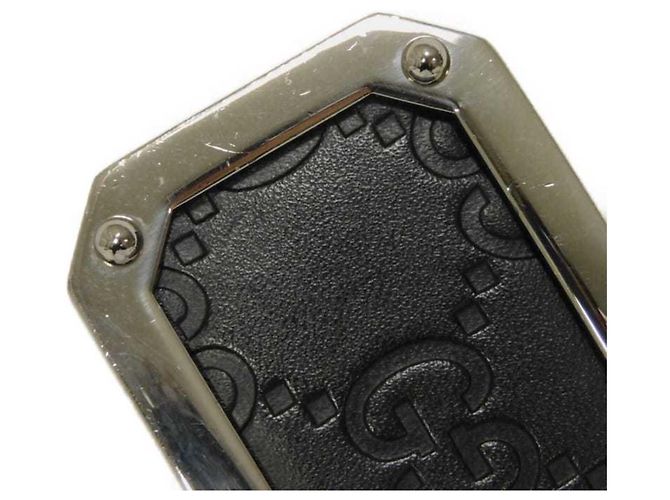 Gucci Black Leather Standard Belt - view 4