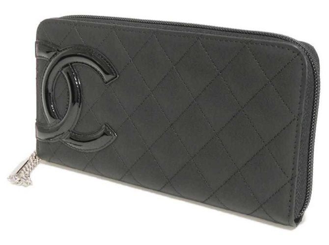 Cambon Portafoglio lungo con zip Chanel Matelassé - vista 2