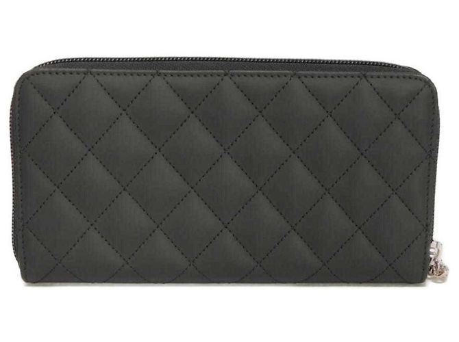 Cambon Portafoglio lungo con zip Chanel Matelassé - vista 3