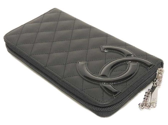 Cambon Portafoglio lungo con zip Chanel Matelassé - vista 4