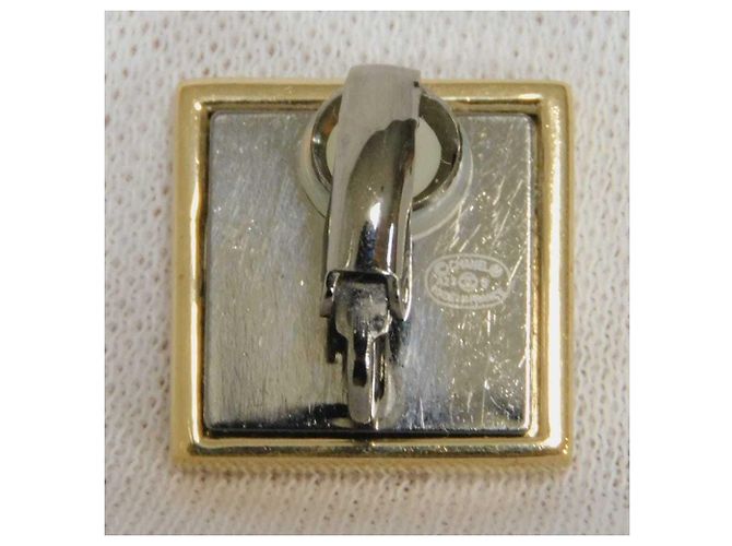 Orecchini a clip in metallo nero Chanel - vista 10