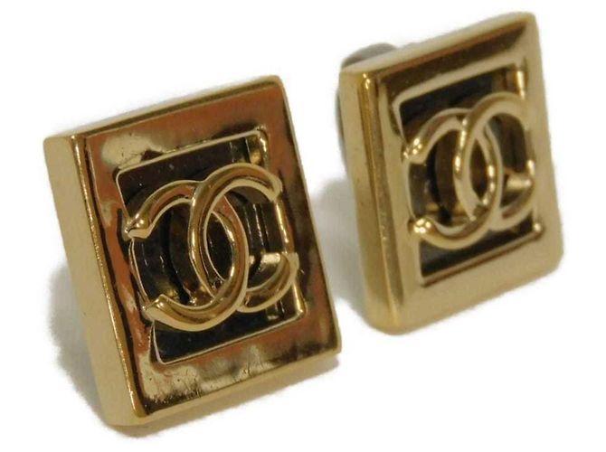 Orecchini a clip in metallo nero Chanel - vista 2